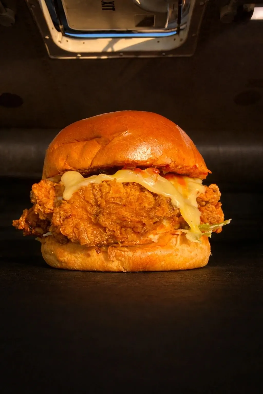 Buttermilk fried chicken burger
